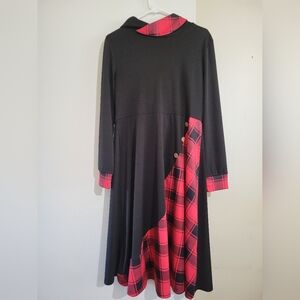 Womens Plaid Dress - Red & Black Flannel. NWOT